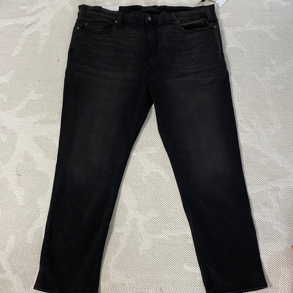 Joe's Jeans Kinetic Men's Dark Wash Black Straight Jeans Size 46